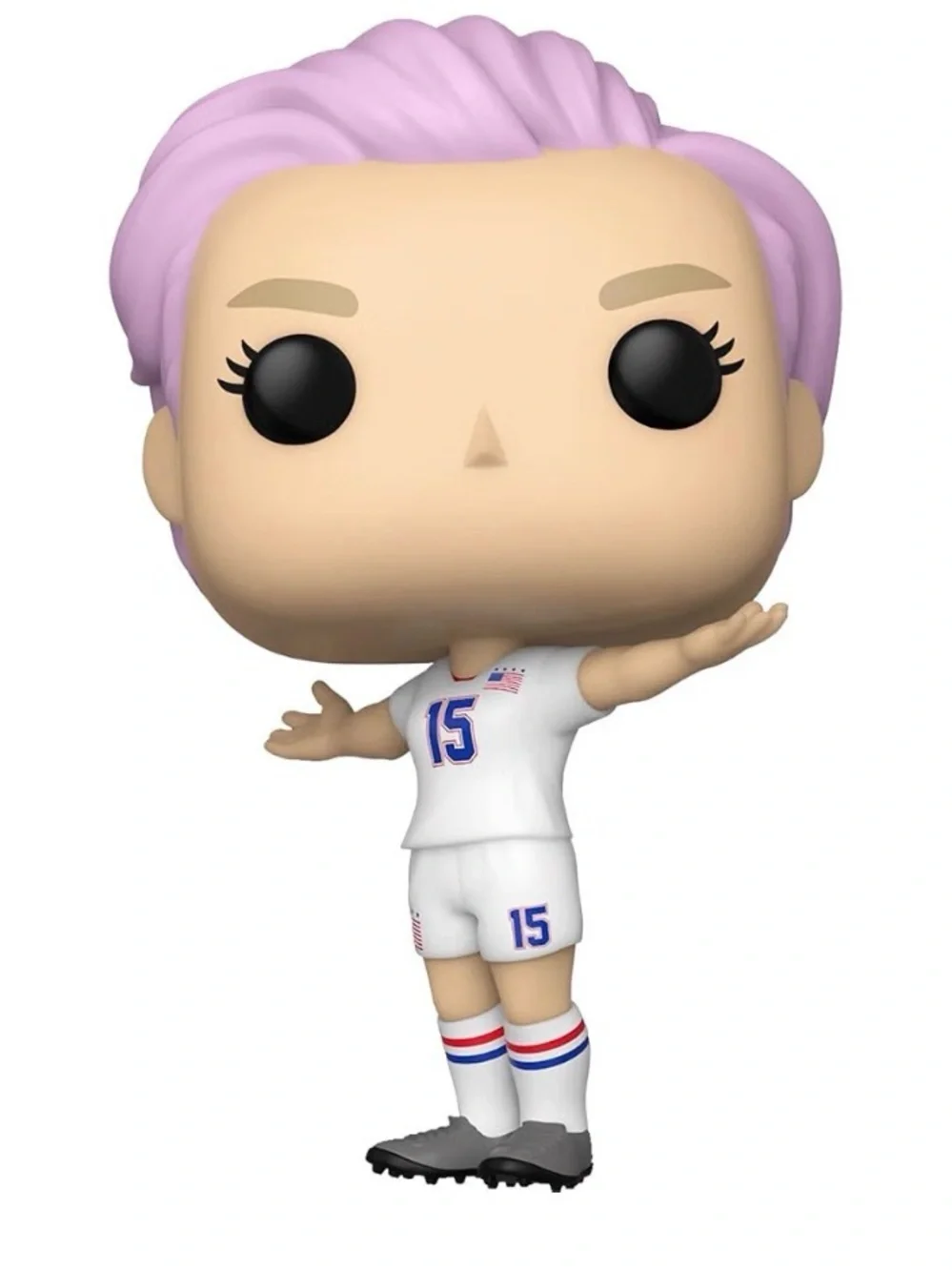 Funko Pop! Sports Legends Megan Rapinoe Vinyl Figure #06 - Pink, Purple Hair